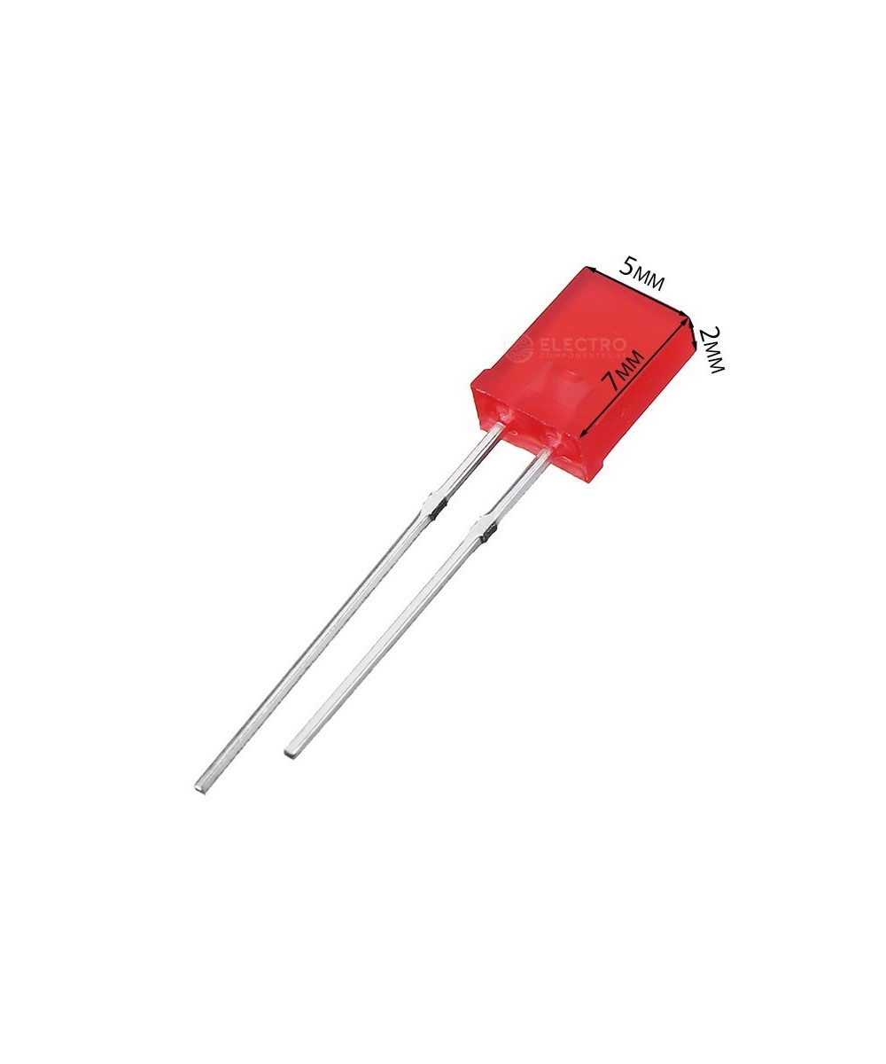 Diodo Led Cuadrado 2x5x7mm (10U)