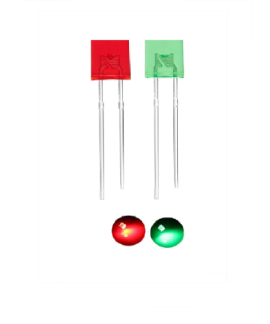 Diodo Led Cuadrado 2x5x7mm (10U)