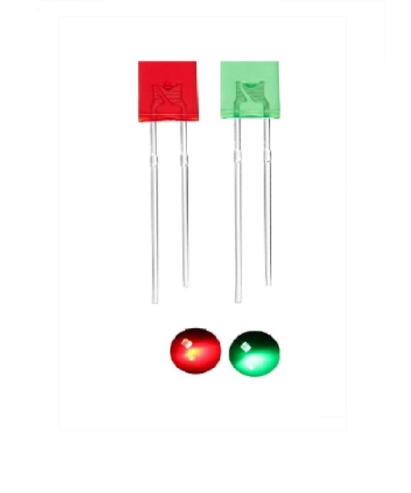 Diodo Led Cuadrado 2x5x7mm (10U)