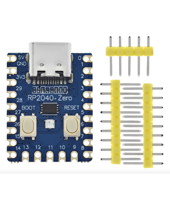 Tarjeta de desarrollo RP2040-Zero de 6 nucleos, Cortex M0+ de doble nucleo