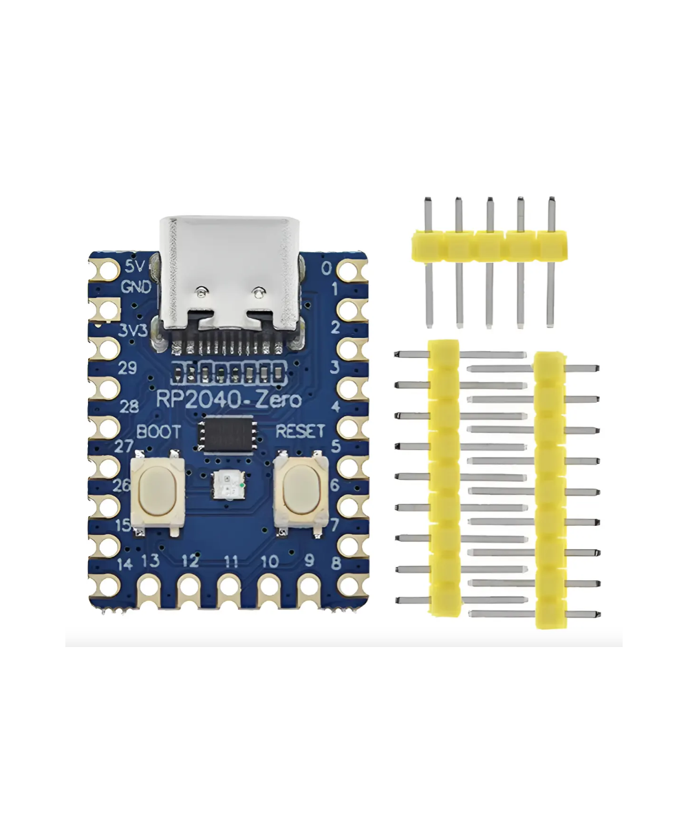 Tarjeta de desarrollo RP2040-Zero de 6 nucleos, Cortex M0+ de doble nucleo