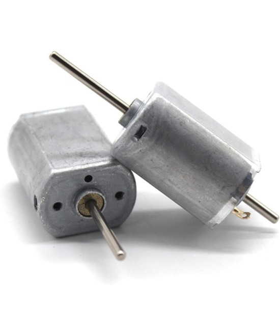 Micro motor DC 3-6V con tornillo sin fin de doble eje FK130SH