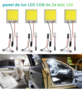 Panel de luz LED COB de 24 bits 12V