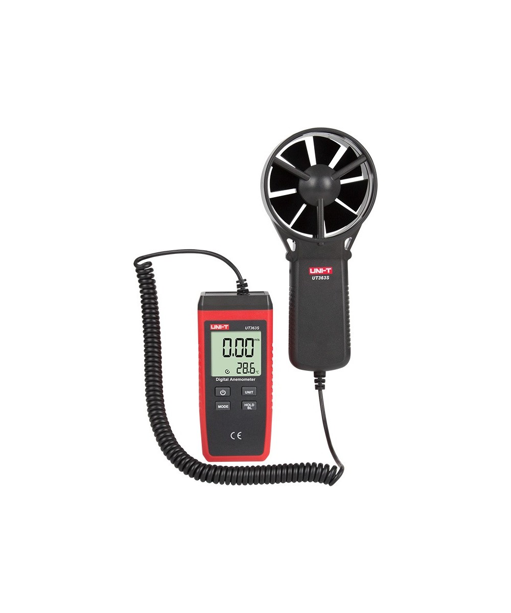 Anemómetro digital UNI-T UT363S con pantalla LCD