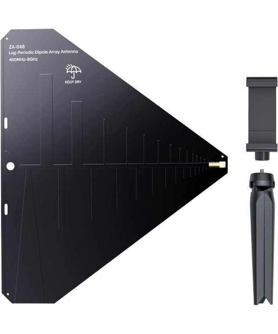 Antena logarítmica periódica LDPA ZA-048 de 400 MHz a 8 GHz Zeenko