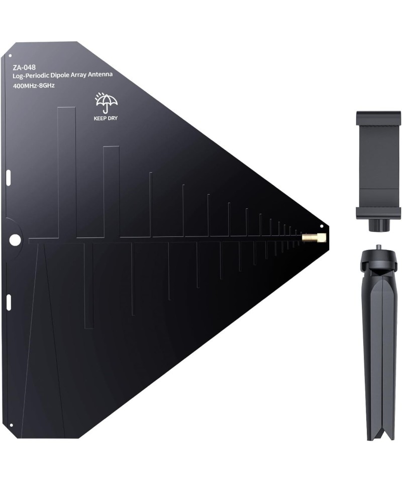 Antena logarítmica periódica LDPA ZA-048 de 400 MHz a 8 GHz Zeenko
