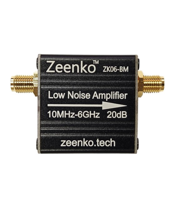 Módulo preamplificador RF LNA de bajo ruido ZK06-BM de 10 MHz a 6 GHz Zeenko