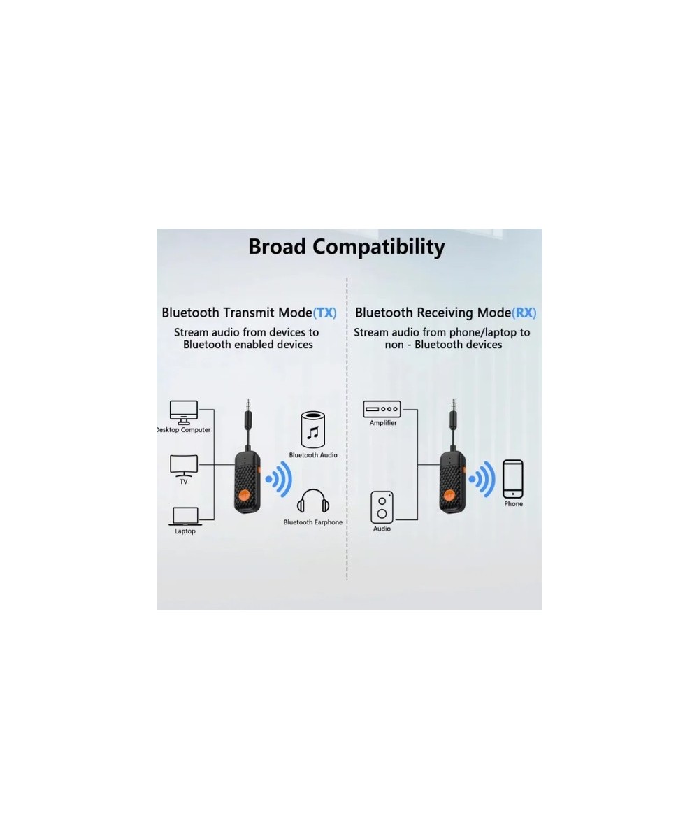 Transmisor y receptor de audio bluetooth 5.4 BT970