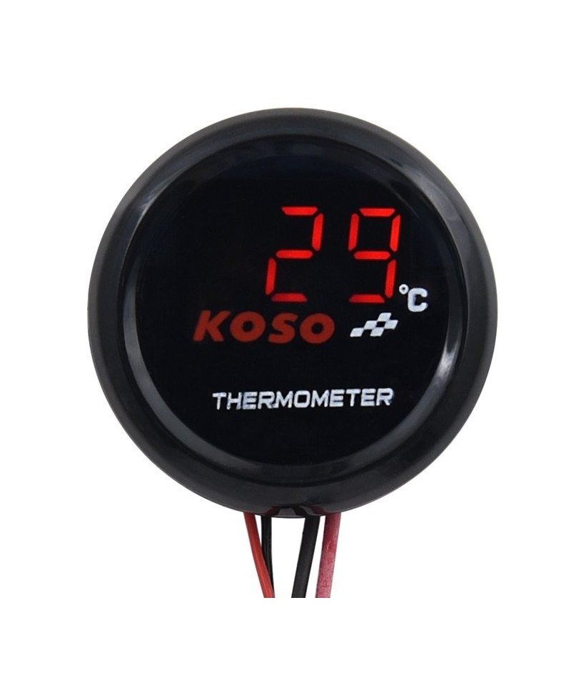 Termómetro digital 12V LED Rojo KOSO