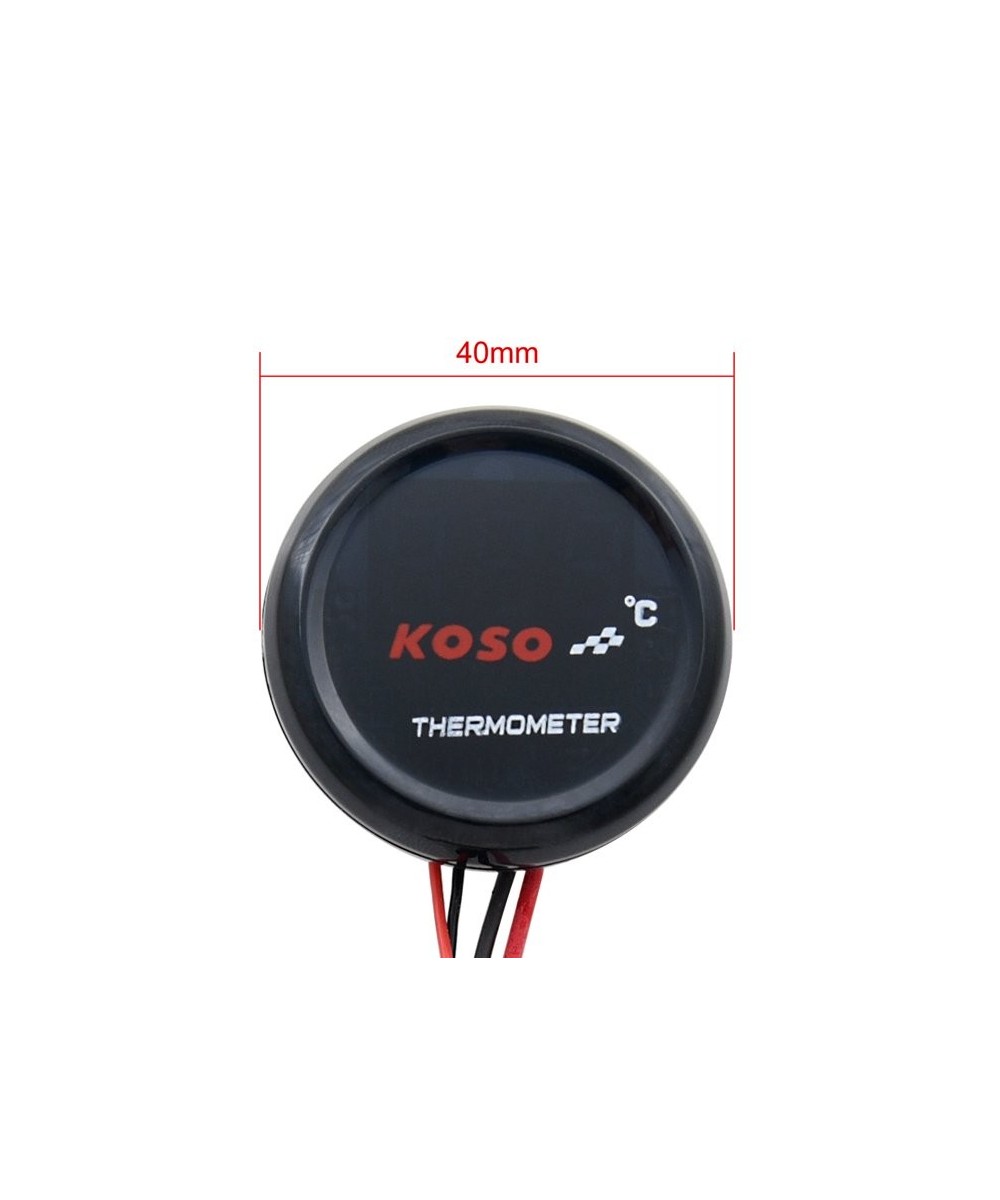 Termómetro digital 12V LED Rojo KOSO