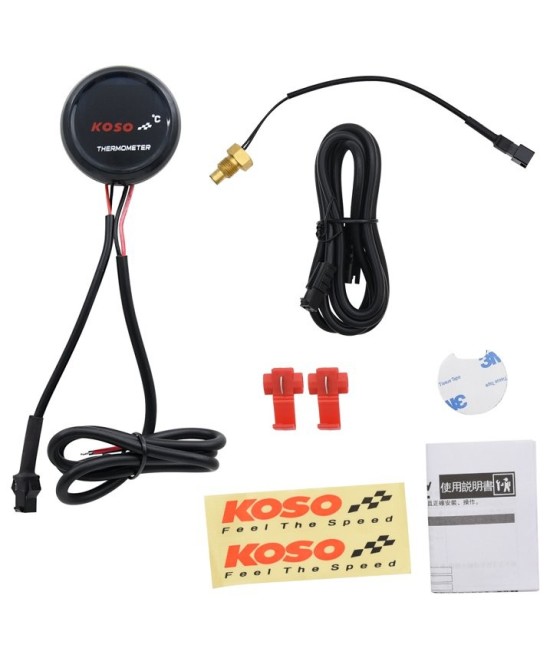 Termómetro digital 12V LED Rojo KOSO