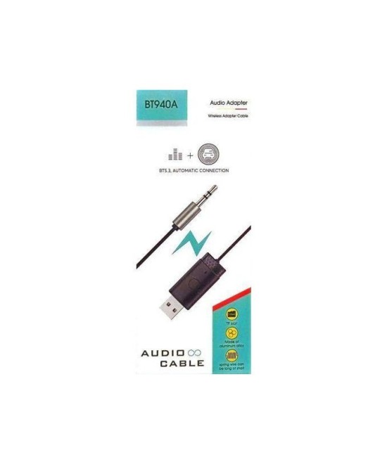 Adaptador de audio Bluetooth 5.3 Auxiliar BT940C