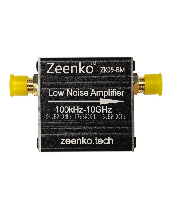 Preamplificador de RF de banda ancha ZK09-BM de 100 kHz a 10 GHz Zeenko