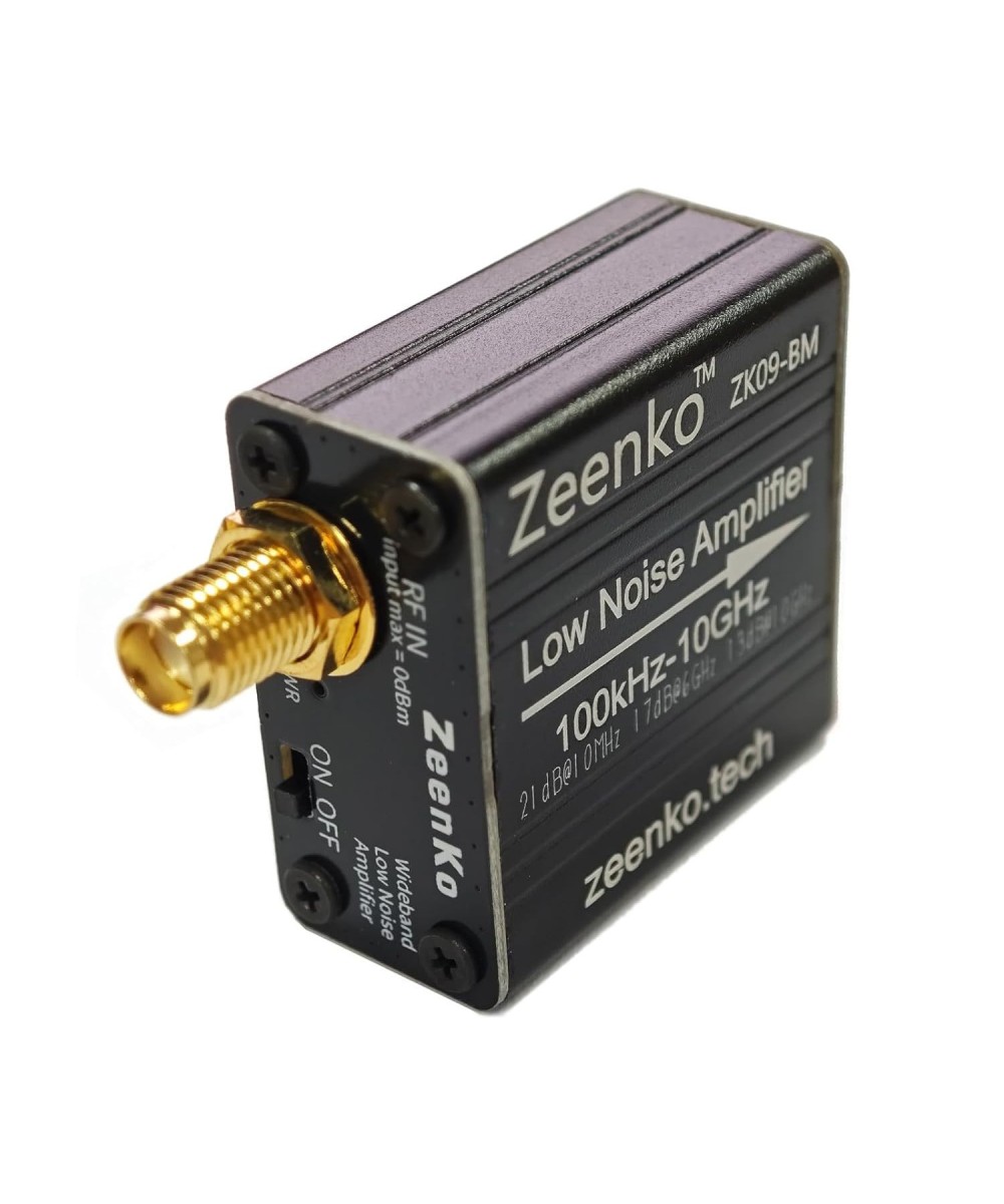 Preamplificador de RF de banda ancha ZK09-BM de 100 kHz a 10 GHz Zeenko