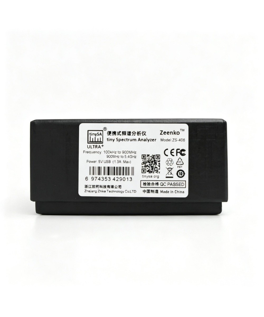 Analizador de espectro portátil ZS-406 TinySA ULTRA PLUS de 100 kHz a 5,4 GHz Zeenko