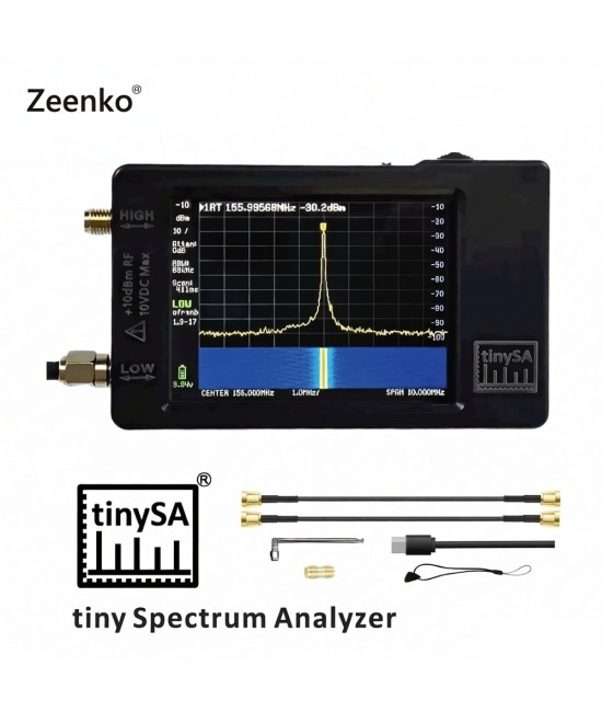 Analizador de espectro portátil TinySA de 10 kHz a 960 MHz Zeenko
