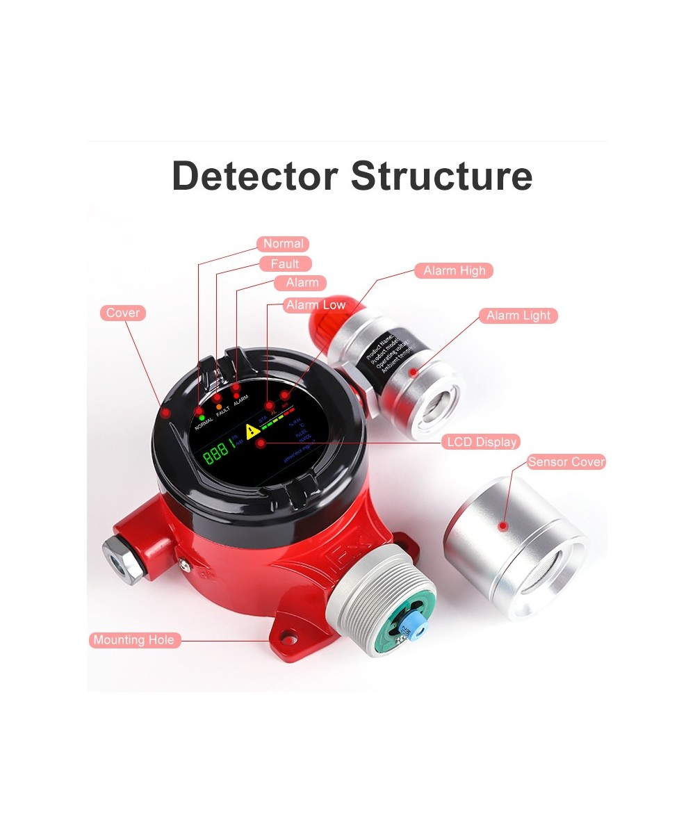 Detector de gases tóxicos industriales C2H4 GT-DR600 RTTPP B-2