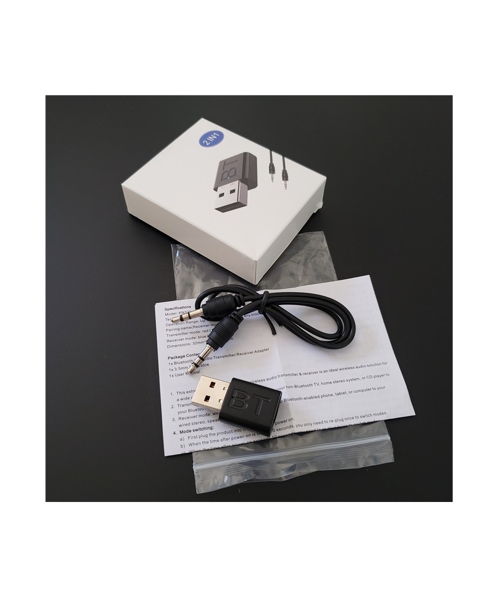 Receptor y transmisor de audio Bluetooth 5.0 2 en 1 AUX RCA USB 3.5MM