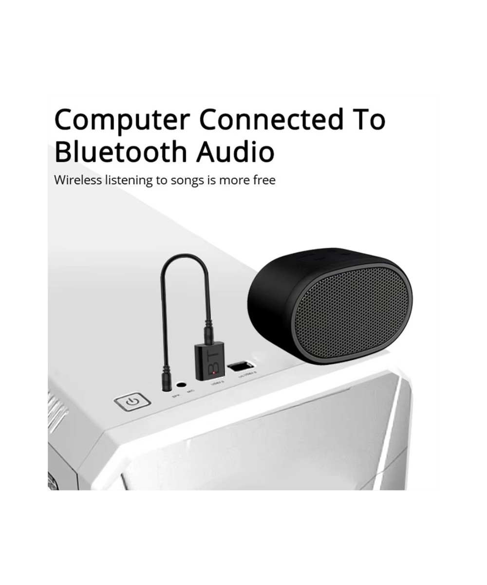 Receptor y transmisor de audio Bluetooth 5.0 2 en 1 AUX RCA USB 3.5MM