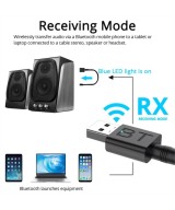 Receptor y transmisor de audio Bluetooth 5.0 2 en 1 AUX RCA USB 3.5MM