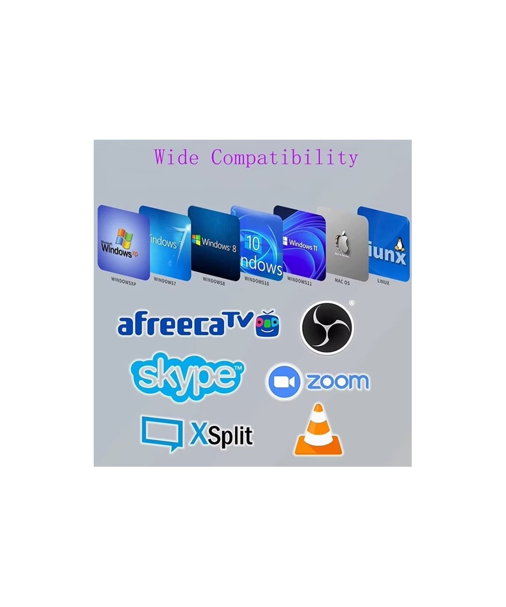 Capturadora de video HDMI 4K USB 3.0 tipo C 2 en 1