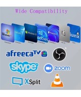 Capturadora de video HDMI 4K USB 3.0 tipo C 2 en 1