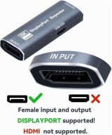Repetidor DP Display Port a Display Port extender 4K