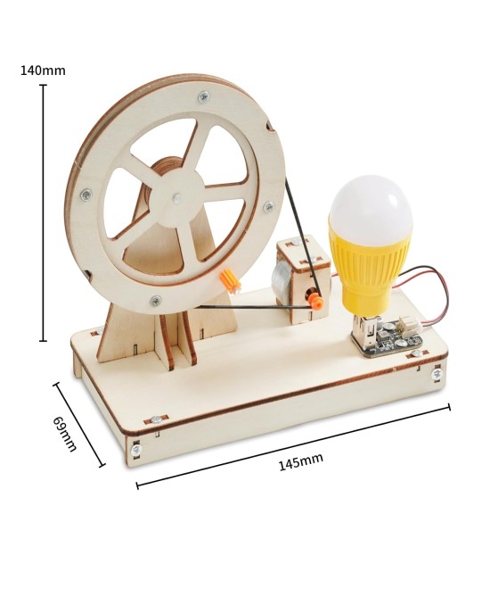 Generador de Energia con manivela DIY D-23