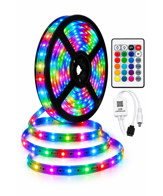 Tira de Luces LED multicolor Bluetooth 5M