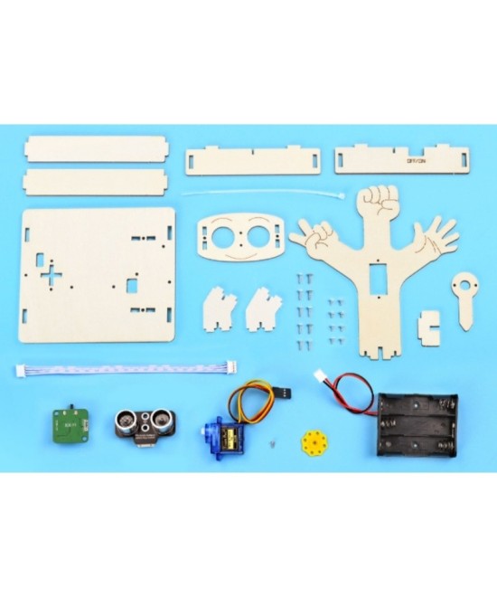 Juego piedra,papel y tijeras ultrasonico DIY A-94