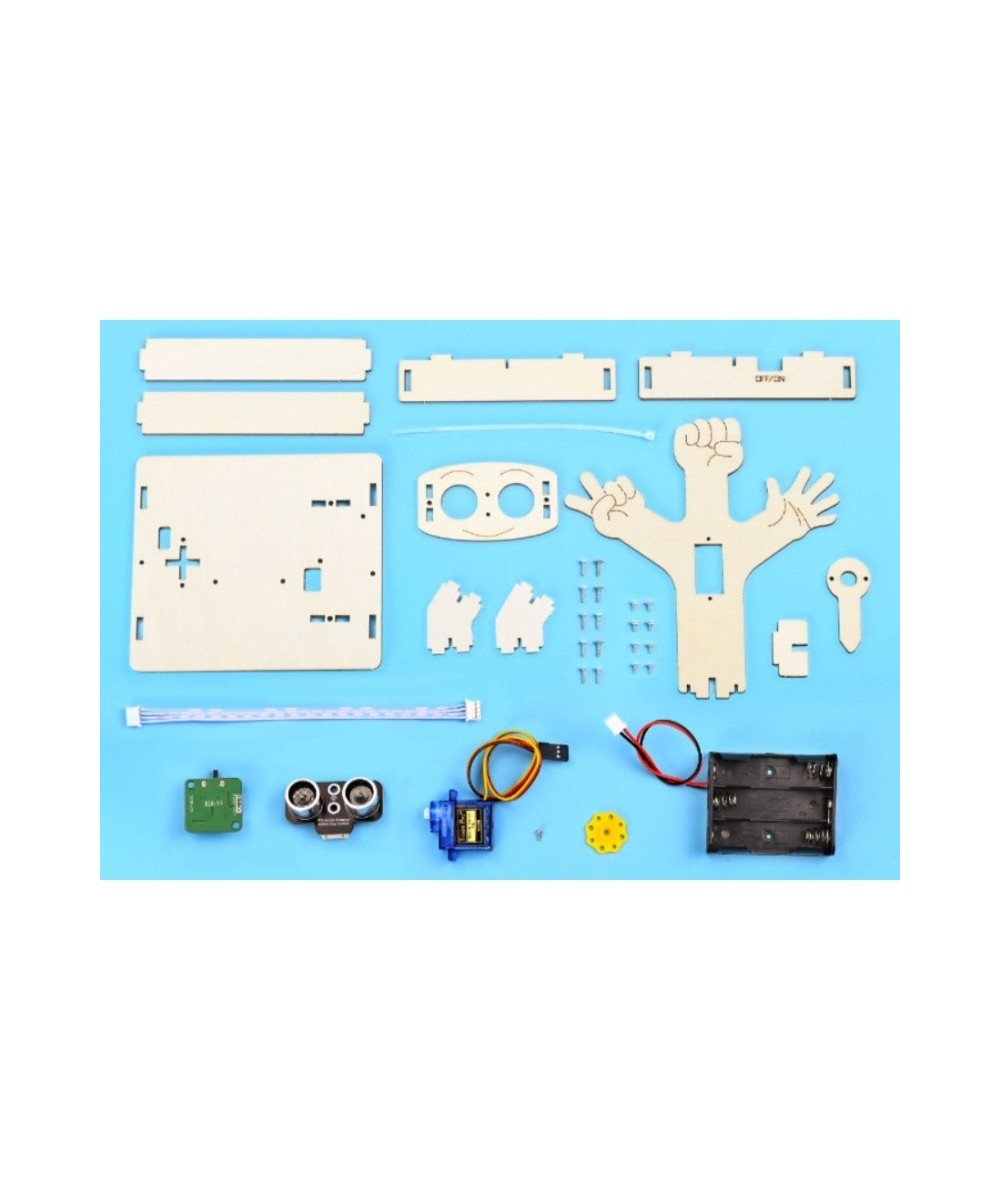 Juego piedra,papel y tijeras ultrasonico DIY A-94