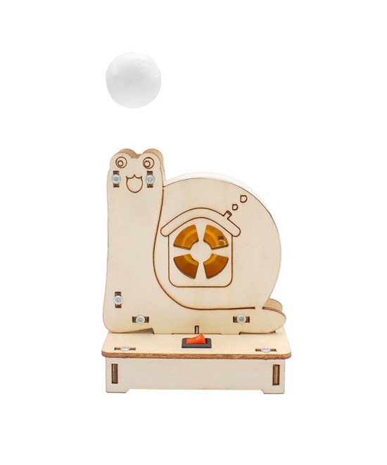 Experimento levitacion Soplador DIY E-43