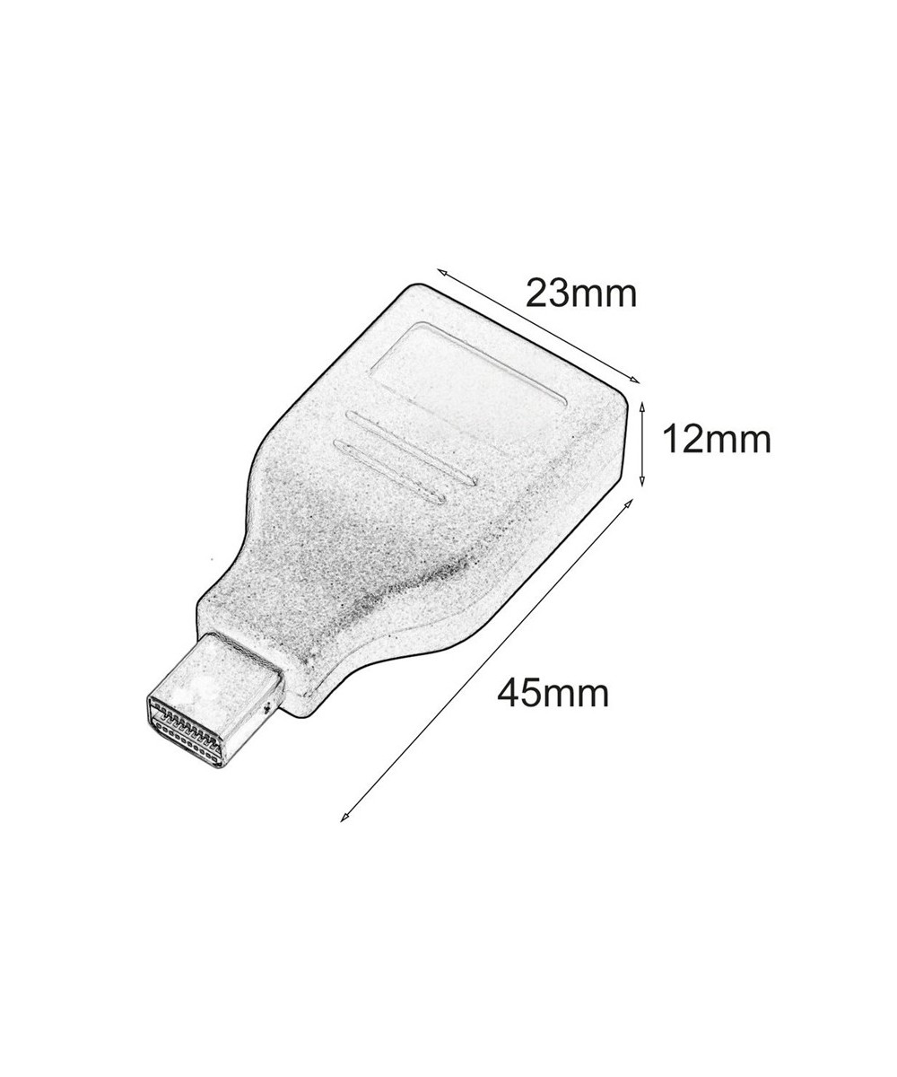 Adaptador de Mini Display Port macho a DP Display Port hembra