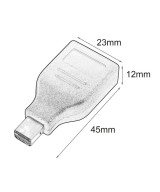 Adaptador de Mini Display Port macho a DP Display Port hembra