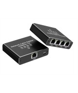 Separador Switch Ethernet RJ45 4 puertos 1000Mbps