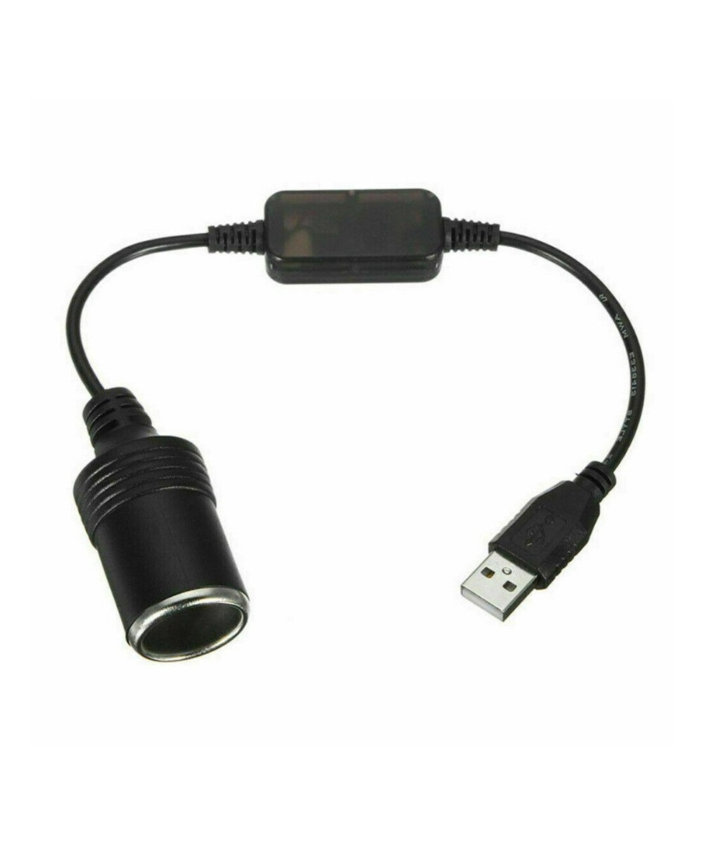 Convertidor ascendente de voltaje USB a cigarrera