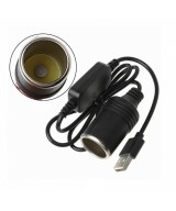 Convertidor ascendente de voltaje USB a cigarrera