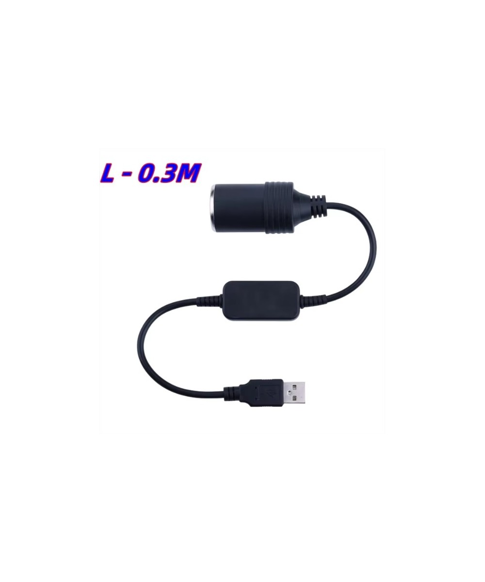 Convertidor ascendente de voltaje USB a cigarrera