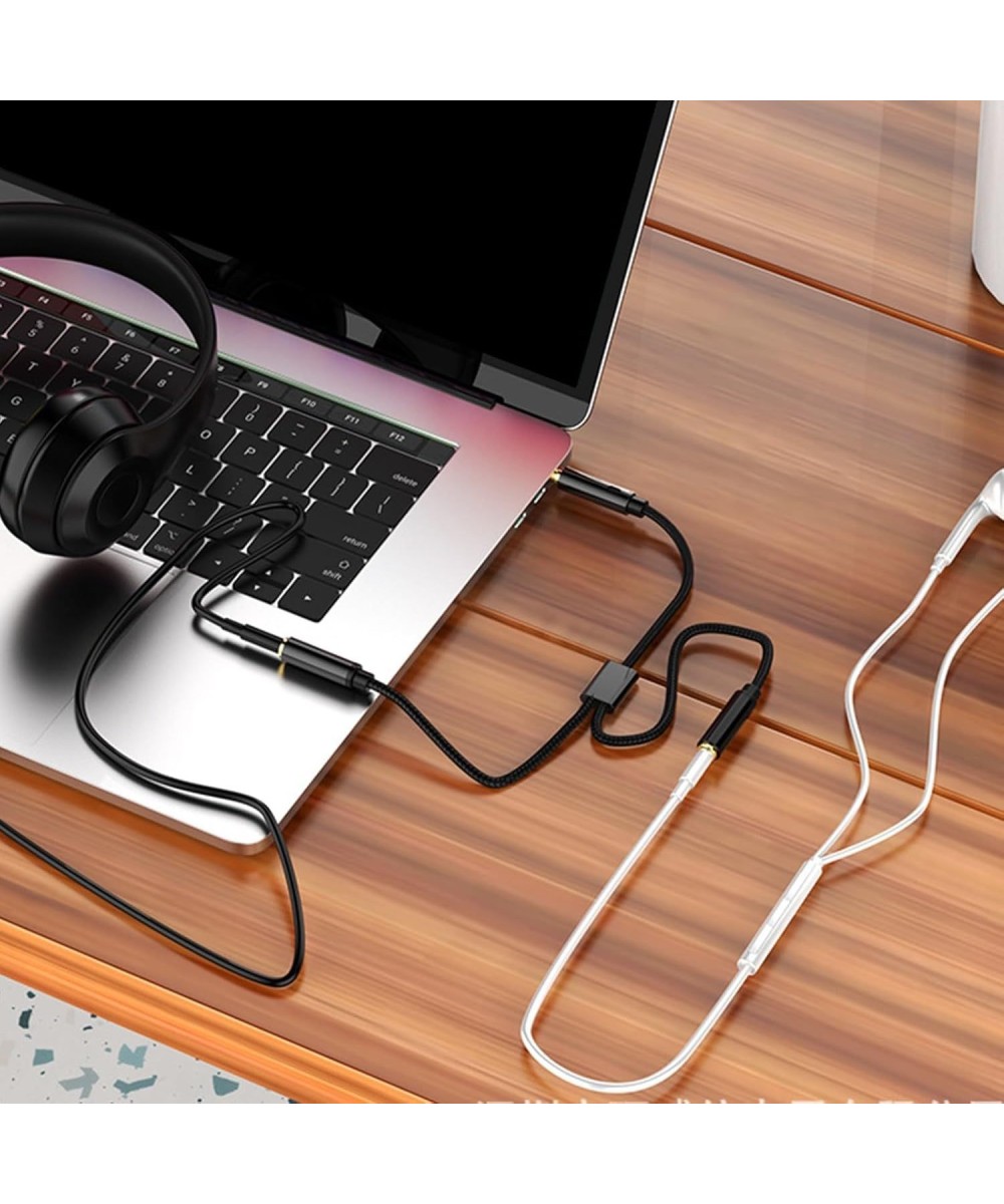 Separador de audio para auriculares de 3.5mm 1 macho a 2 hembras