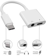 Adaptador USB-C a USB-C y 3.5mm