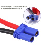 Cable de arranque EC5 con pinzas para bateria EC-5 12V