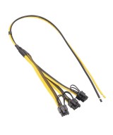 Cable Alimentacion 2 lineas a 3 PCIe (6+2 pines)