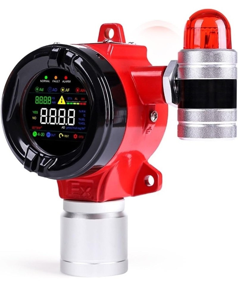 Detector de gases tóxicos de sulfuro de hidrógeno y amoníaco RS485 4-20mA SDDORE