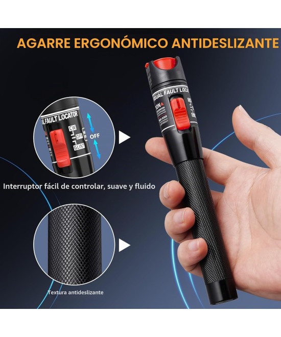 Probador de fibra optica LC 5mW VFL