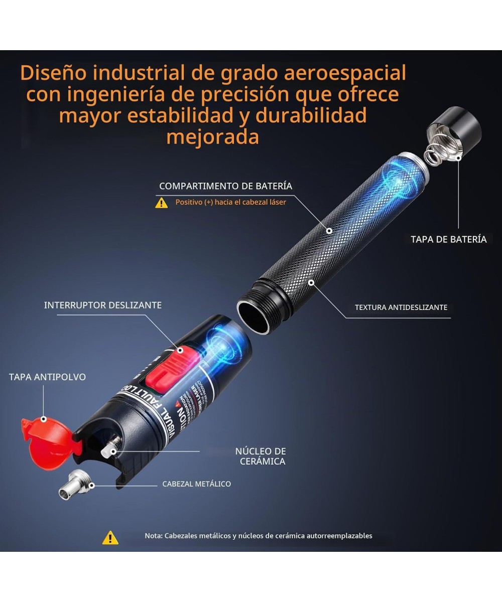 Probador de fibra optica LC 5mW VFL