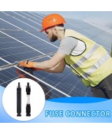 PORTAFUSIBLES MC4 DE 10X38MM MAS FUSIBLE 1000V 4A ( UNIDAD)
