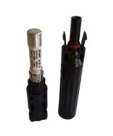 PORTAFUSIBLES MC4 DE 10X38MM MAS FUSIBLE 1000V 4A ( UNIDAD)
