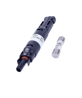 PORTAFUSIBLES MC4 DE 10X38MM MAS FUSIBLE 1000V 4A ( UNIDAD)