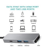 Adaptador USB-C a USB 3.0 / USB 3.0 / HDMI / USB-C