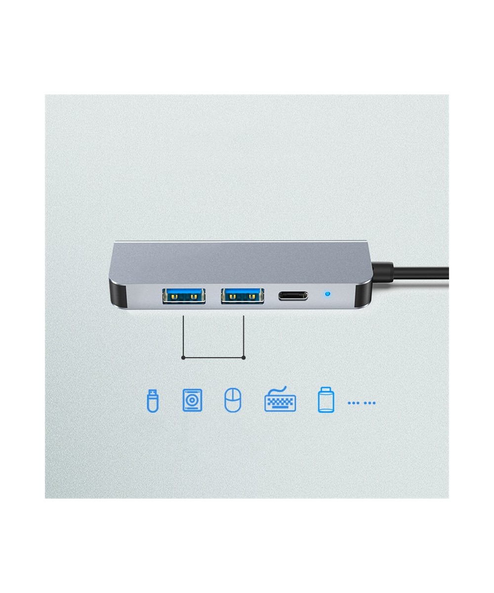 Adaptador USB-C a USB 3.0 / USB 3.0 / HDMI / USB-C